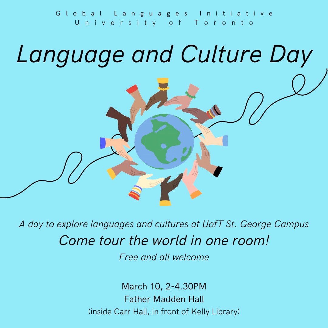 Global Language Initiative Language and Culture Day event poster