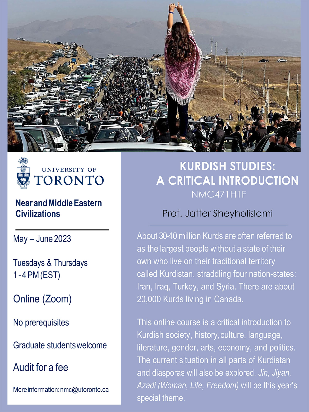 NMC471H1F Kurdish Studies summer course poster