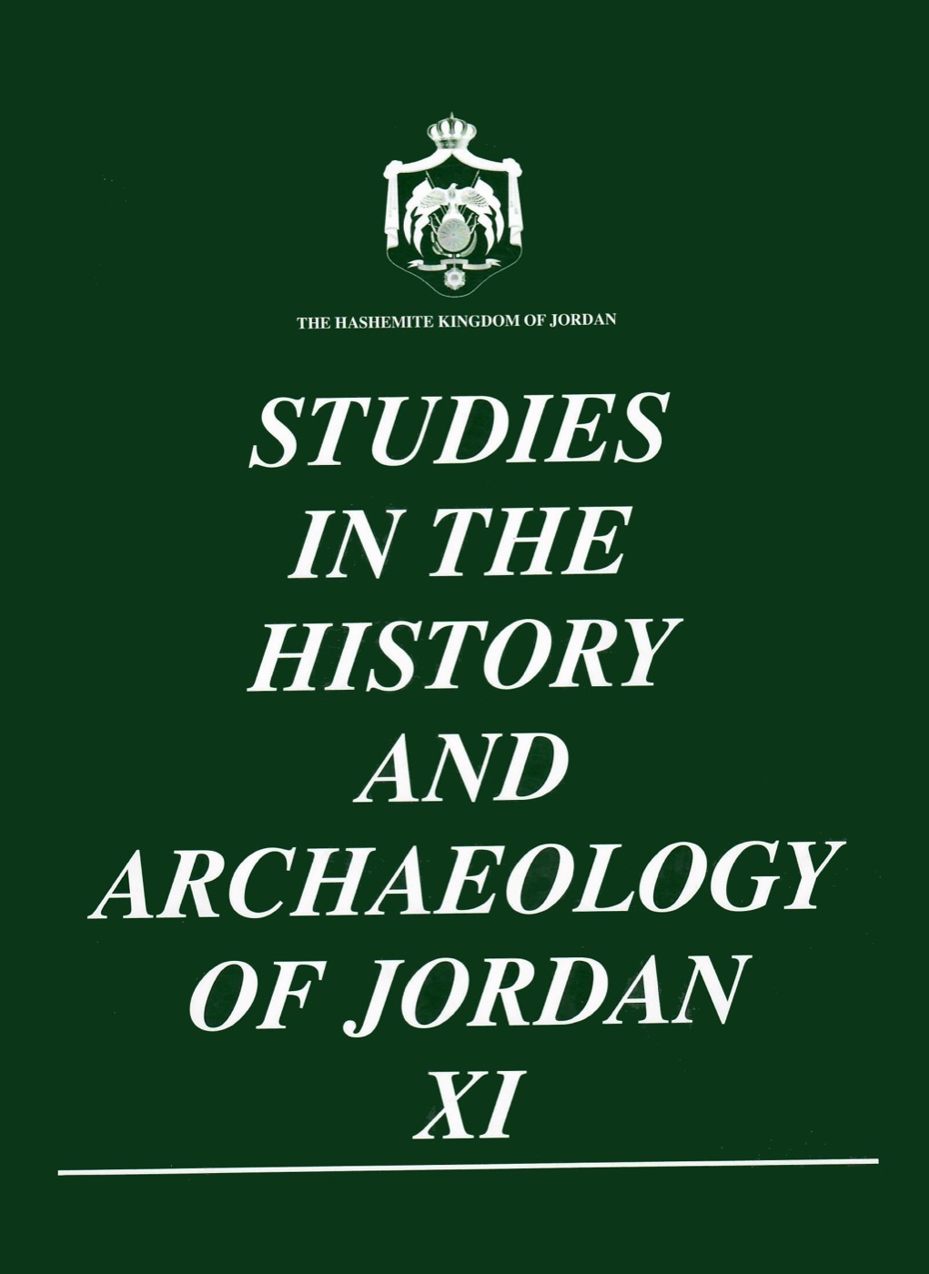 Studies in the History and Archaeology of Jordan 11 cover image