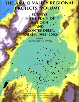 colour map of the Amuq valley