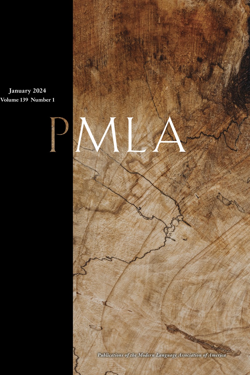 Publications of the Modern Language Association of America cover page image