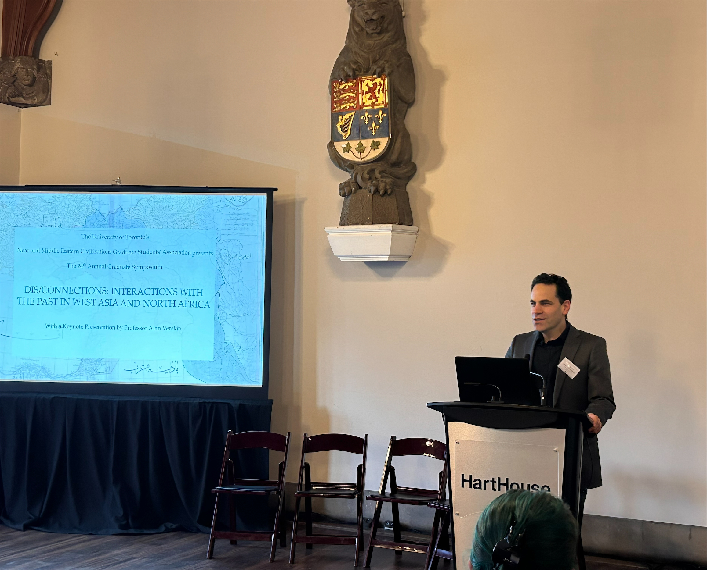 Keynote speaker Professor Alan Verskin, Department of History, University of Toronto at the NMCGSA 24th Annual Graduate Symposium