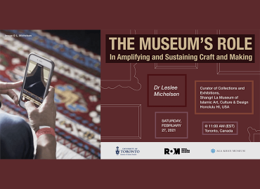 Flyer of The Museum&amp;#039;s Role in Amplifying and Sustaining Craft and Making seminar 