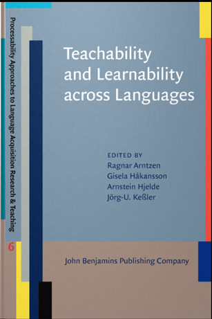 Cover art of Teachability and Learnability across Languages.